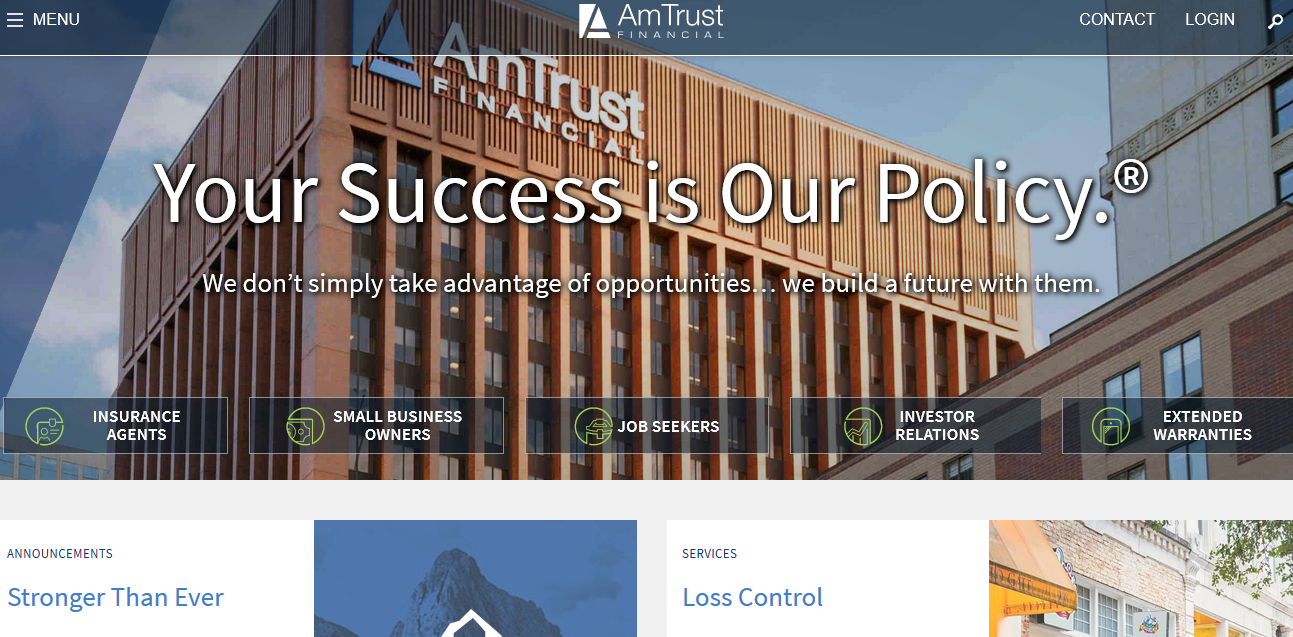 Amtrust Insurance Login at www.amtrustfinancial.com To Manage Account