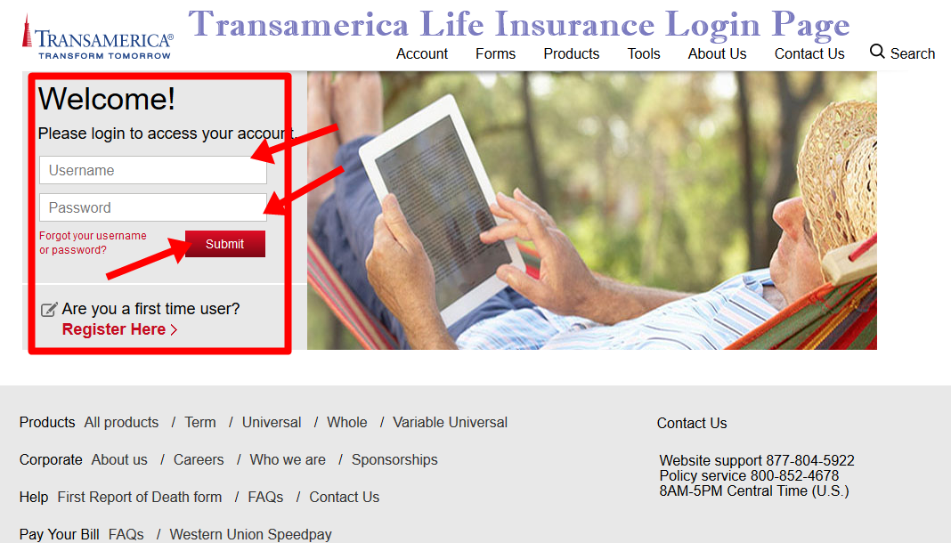Transamerica Life Insurance Login www.transamerica.com/login To manage your Account Online