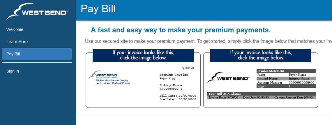 West Bend Insurance Online Bill Pay